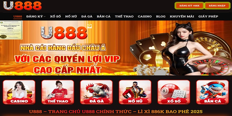 Nhà cái uy tín ở đâu - U888 là lựa chọn lý tưởng cho người chơi thông minh