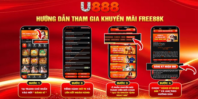 Hội viên được nhận thưởng ngay sau khi tham gia ưu đãi nạp nhanh U888